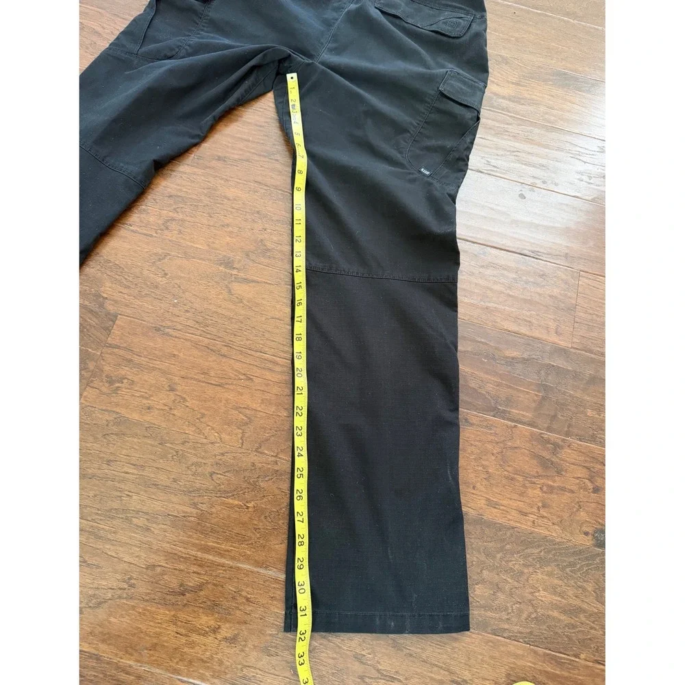 5.11 Tactical Stryke Cargo Pants Mens 34x32 Black Ripstop Flex-Tac 74369
